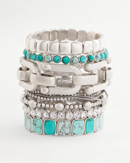 Chico's Discount | Silvertone Link Chain Bracelet