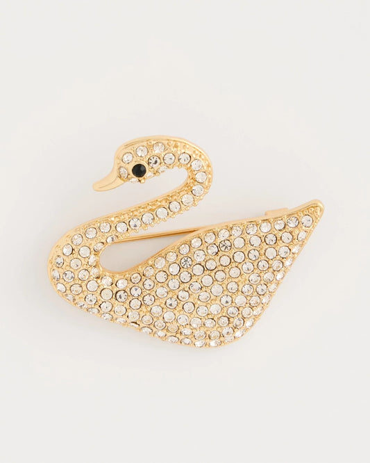 Chico's Smart Buy | Sparkling Swan Brooch