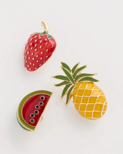 Chico's Value | Fruit Brooch Set