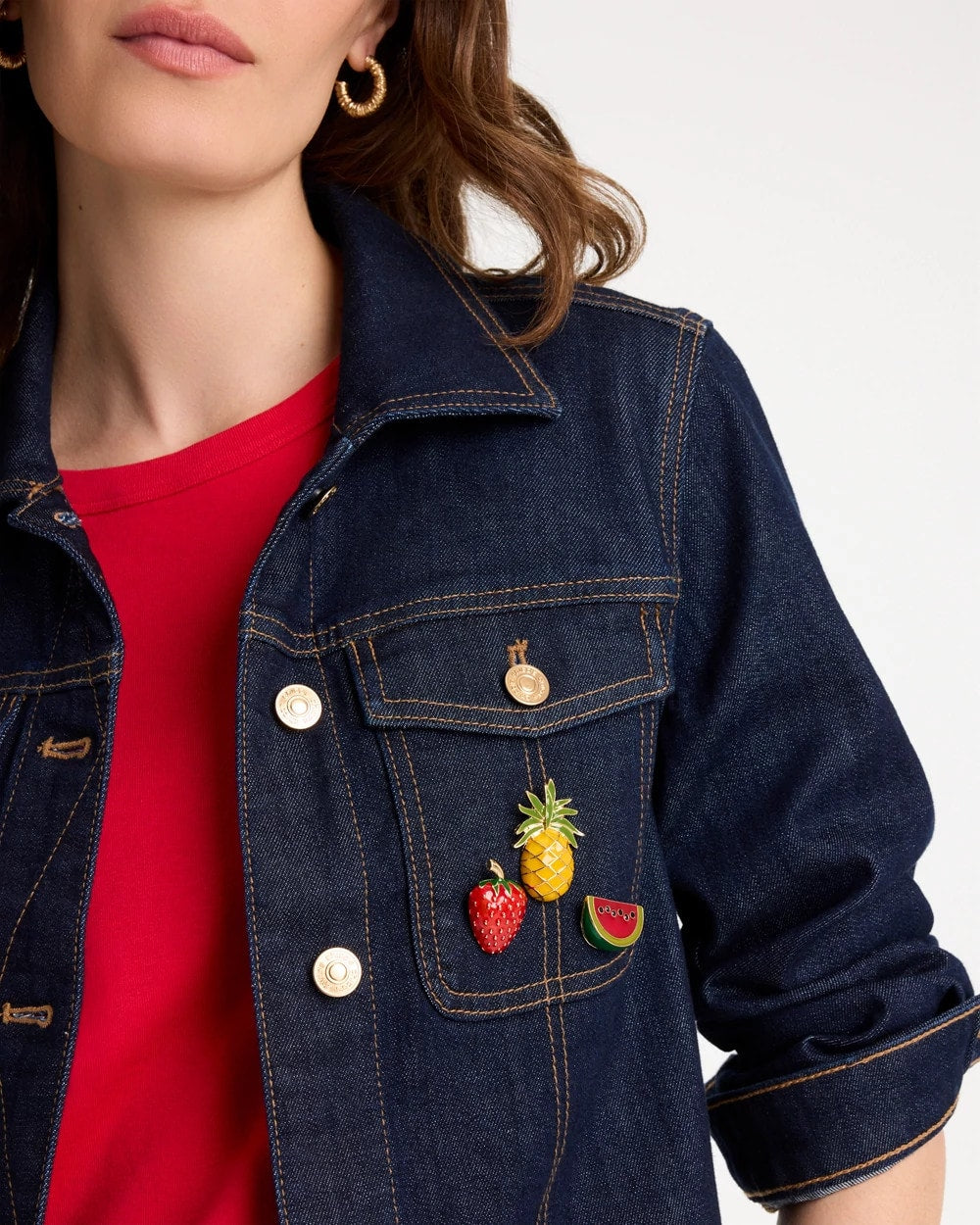 Chico's Value | Fruit Brooch Set