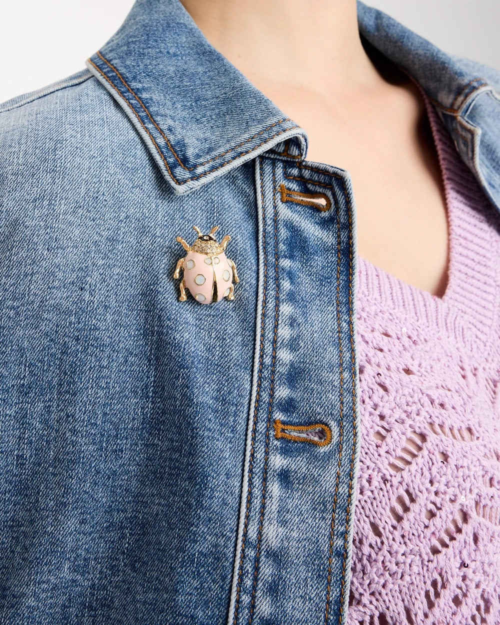 Chico's Premium | Lady Bug Brooch