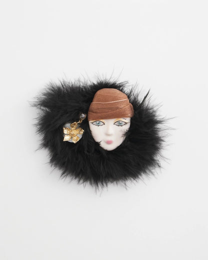 Chico's Everyday | Feathered Lady Brooch