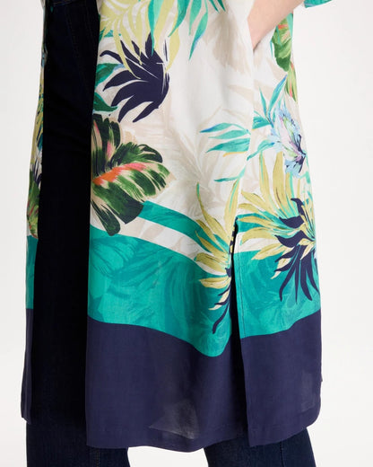 Chico's Recommended | Printed Smocked Long Kimono