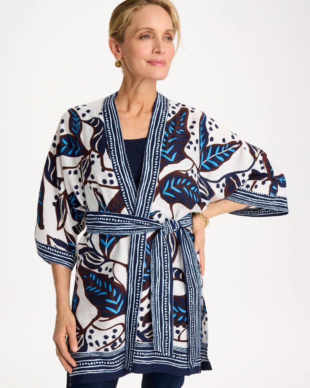 Chico's Top Pick | Printed Belted Kimono