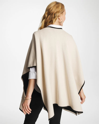 Chico's Signature | Tipped Tulip Patch Pocket Ruana