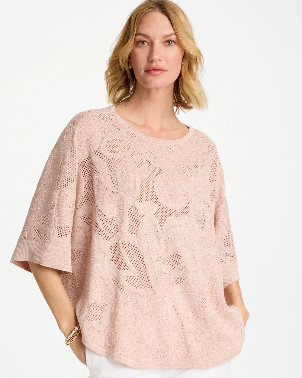 Chico's Special Offer | Boatneck Rounded Hem Poncho