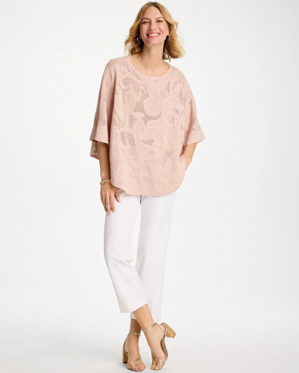 Chico's Special Offer | Boatneck Rounded Hem Poncho