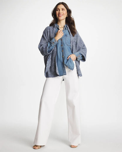 Chico's Customer Favorite | Rounded Hem Zip-Front Ruana
