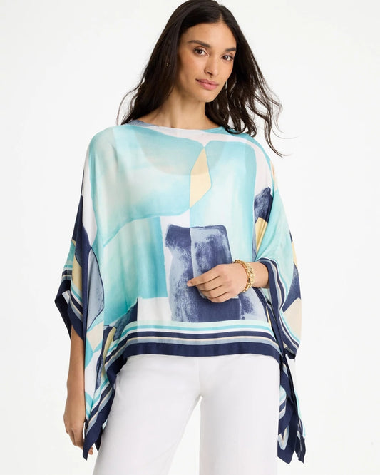 Chico's Top Pick | Woven Crepe Artisanal Poncho