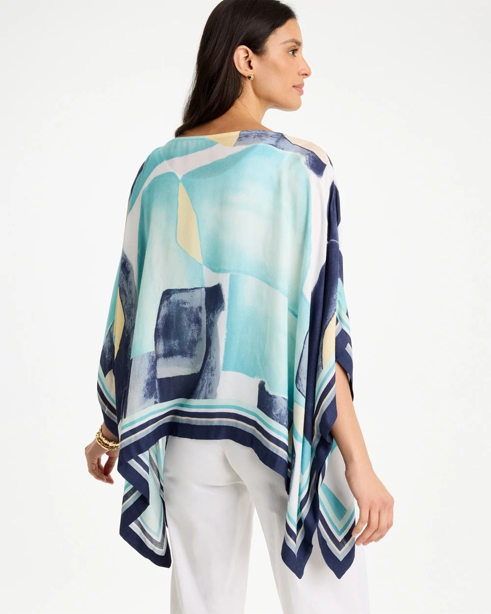 Chico's Top Pick | Woven Crepe Artisanal Poncho