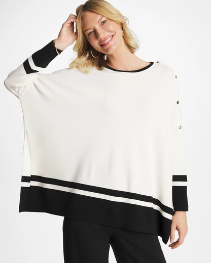 Chico's Deals | Button Detail Poncho