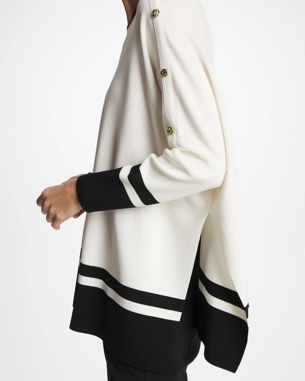 Chico's Deals | Button Detail Poncho
