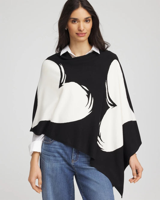Chico's Hot Sale | Love Brush Convertible Sweater Poncho