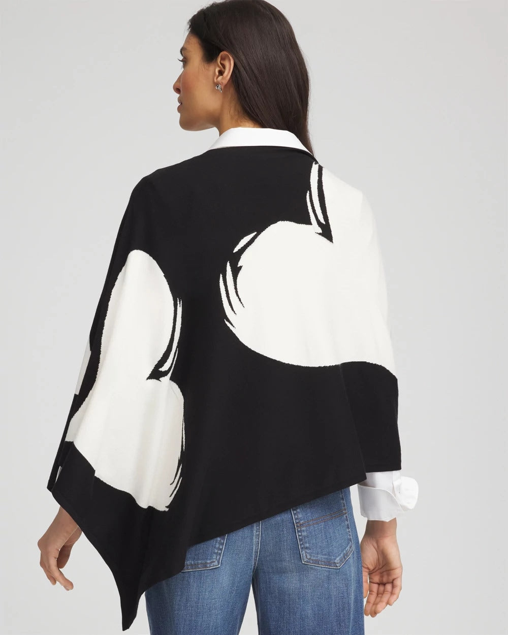Chico's Hot Sale | Love Brush Convertible Sweater Poncho