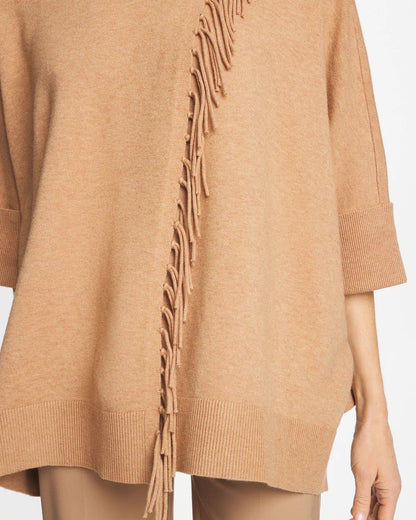 Chico's Latest | Cowlneck Knit Fringe Poncho