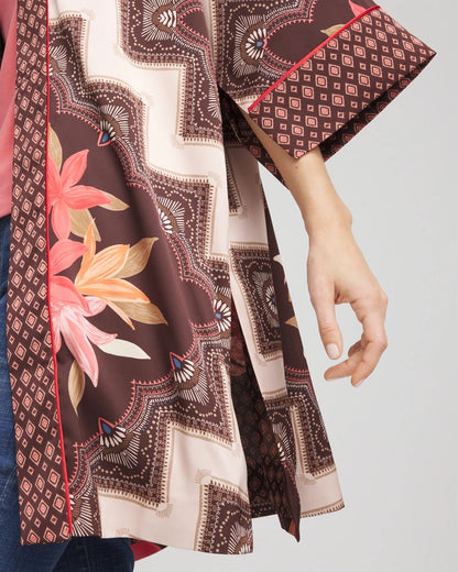 Chico's Customer Favorite | Long Mixed-Print Kimono