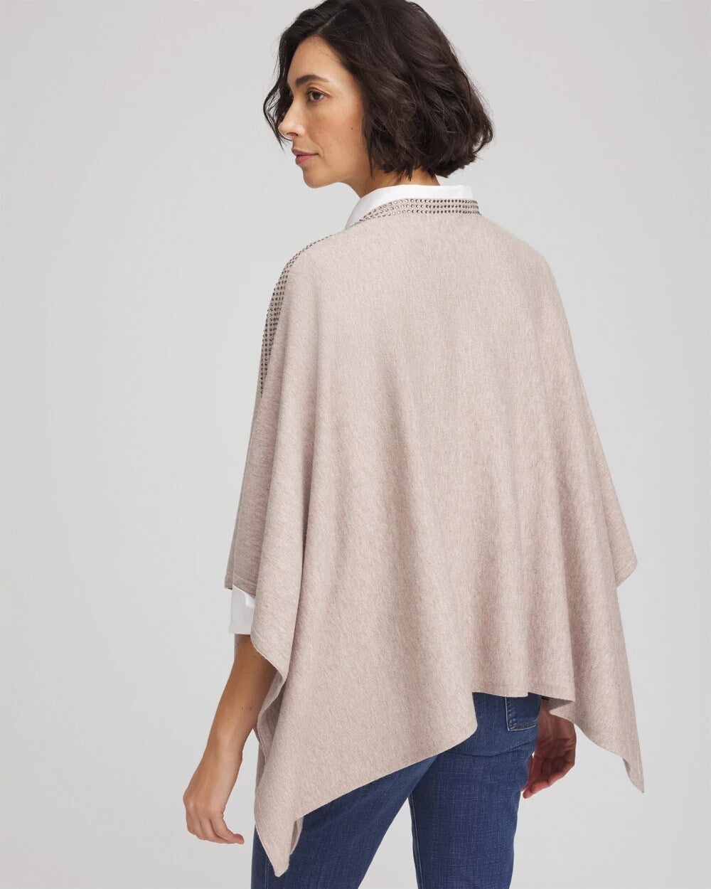 Chico's Quality | Rhinestone Embellished Poncho