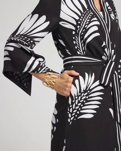 Chico's Premium | Tie-Front Long Kimono