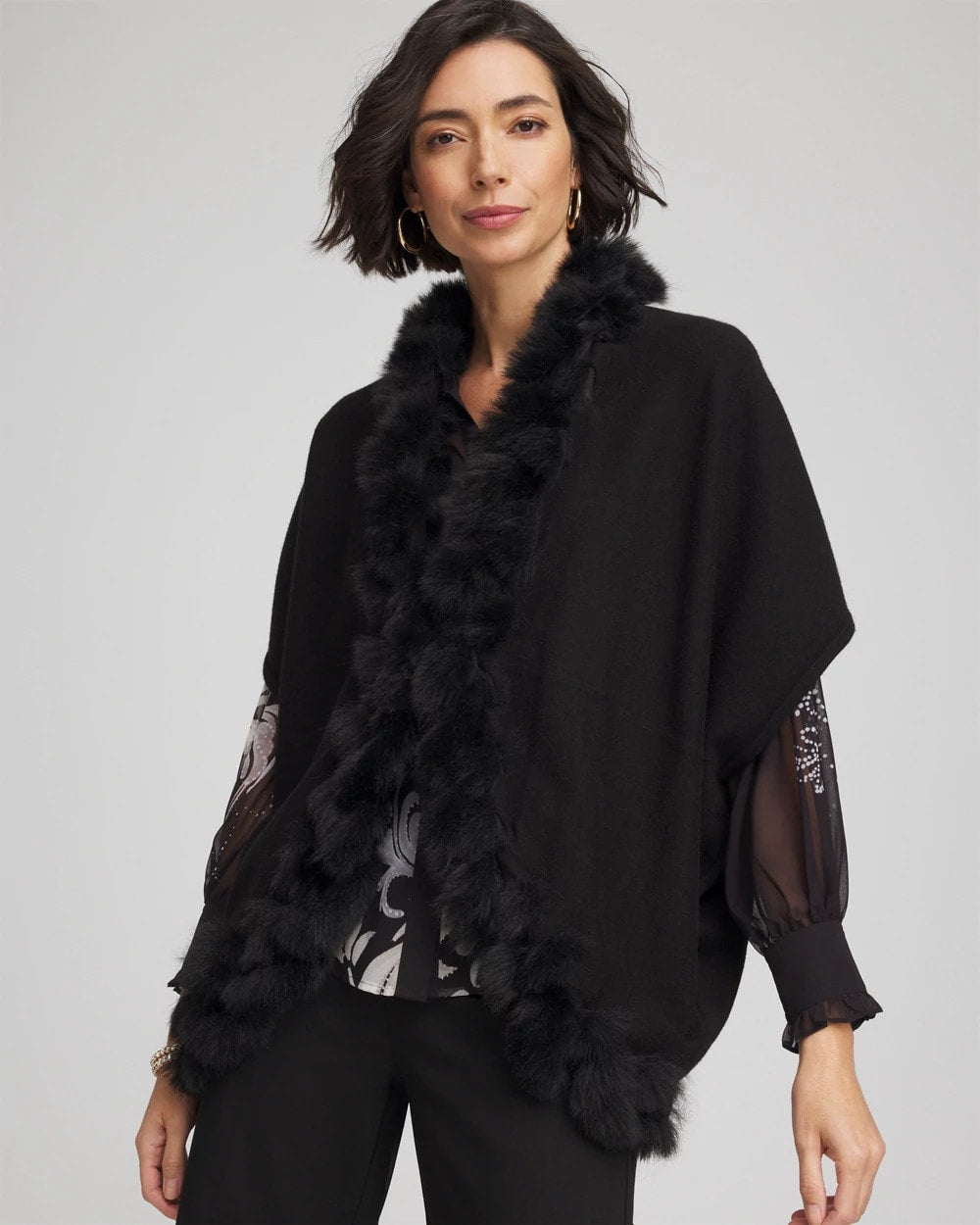 Chico's Classic | Faux Fur Cocoon
