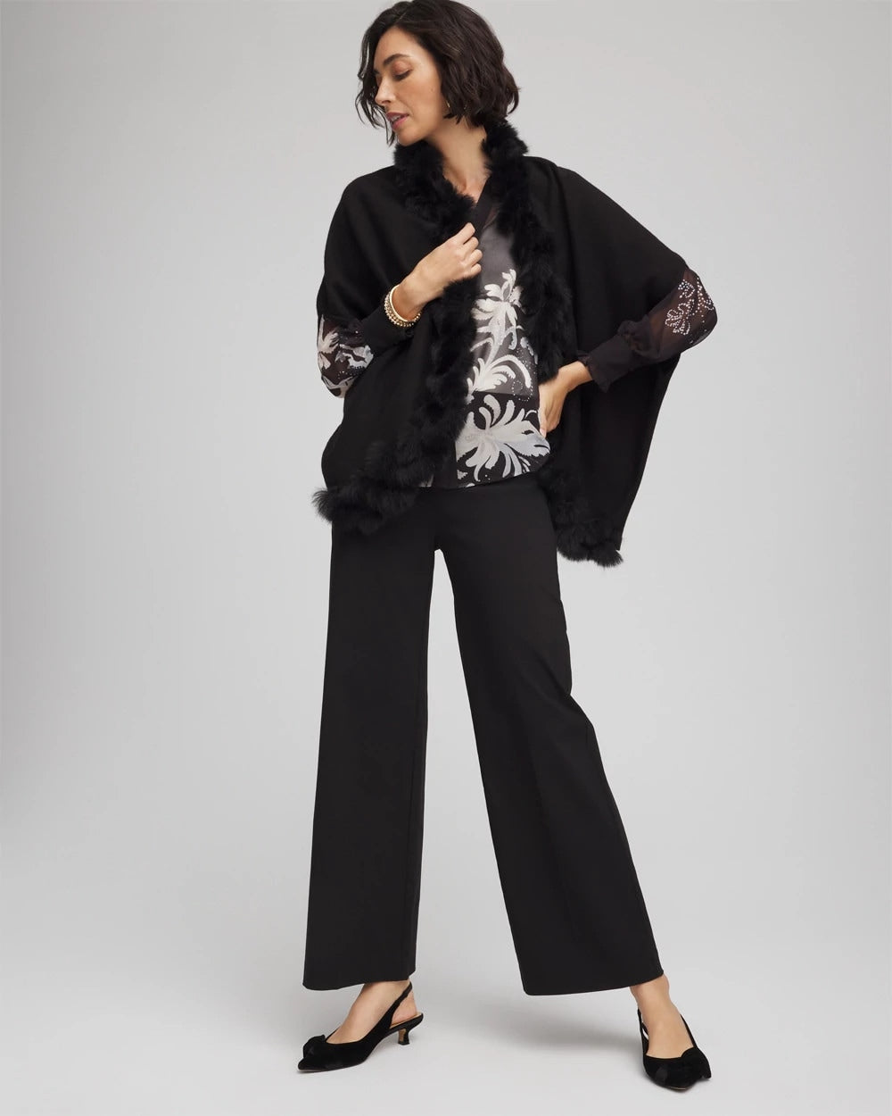 Chico's Classic | Faux Fur Cocoon