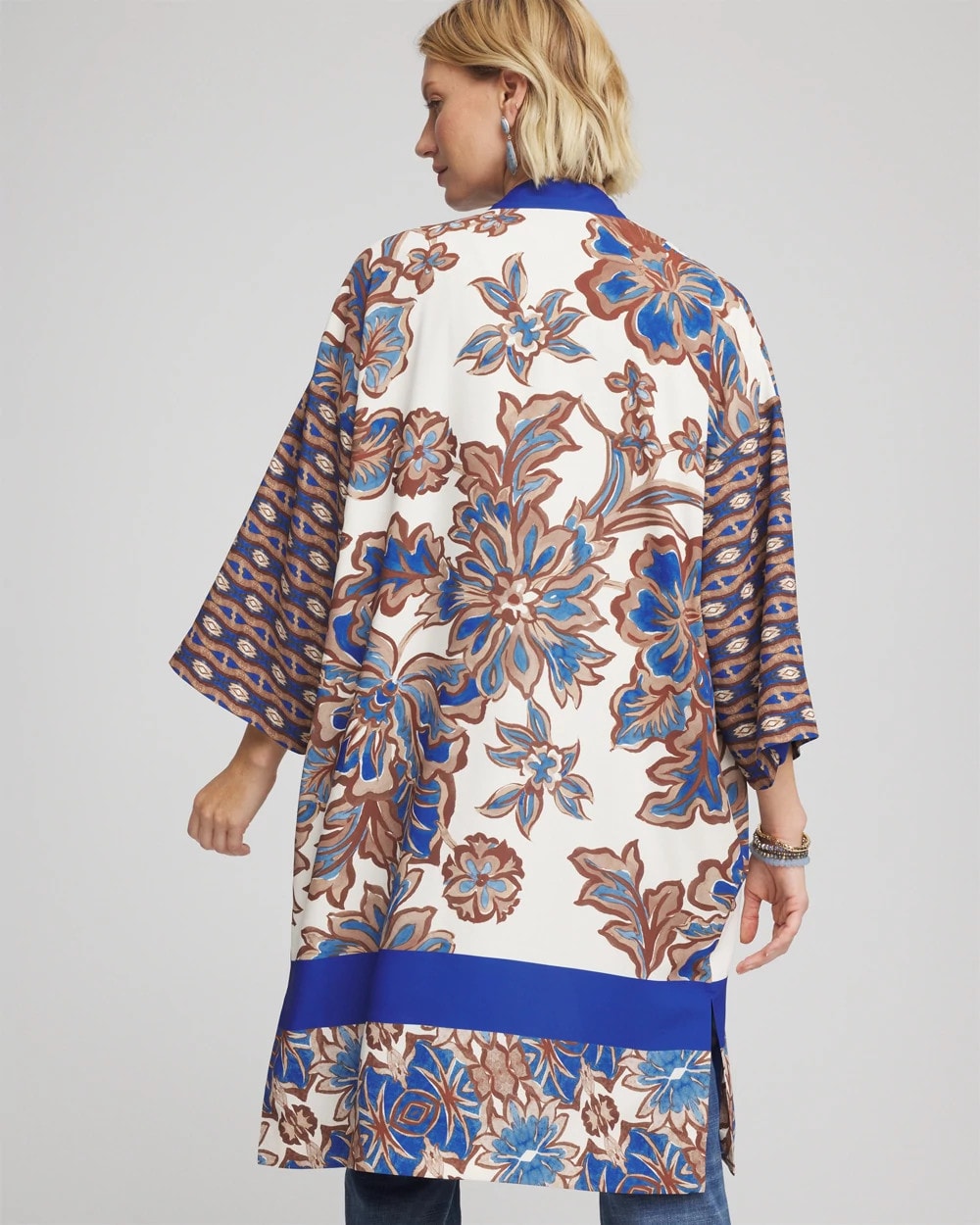 Chico's Recommended | Crepe Long Printed Kimono