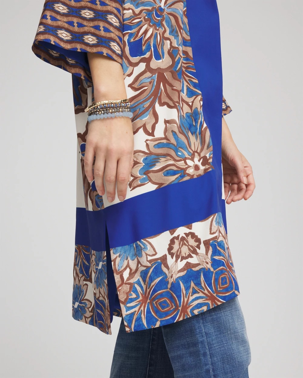 Chico's Recommended | Crepe Long Printed Kimono