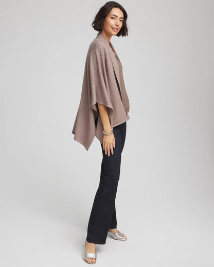 Chico's Great Value | Embellished Shawl Collar Ruana