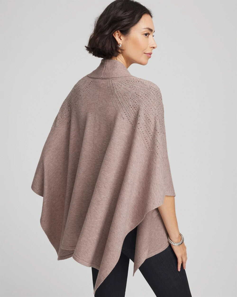 Chico's Great Value | Embellished Shawl Collar Ruana