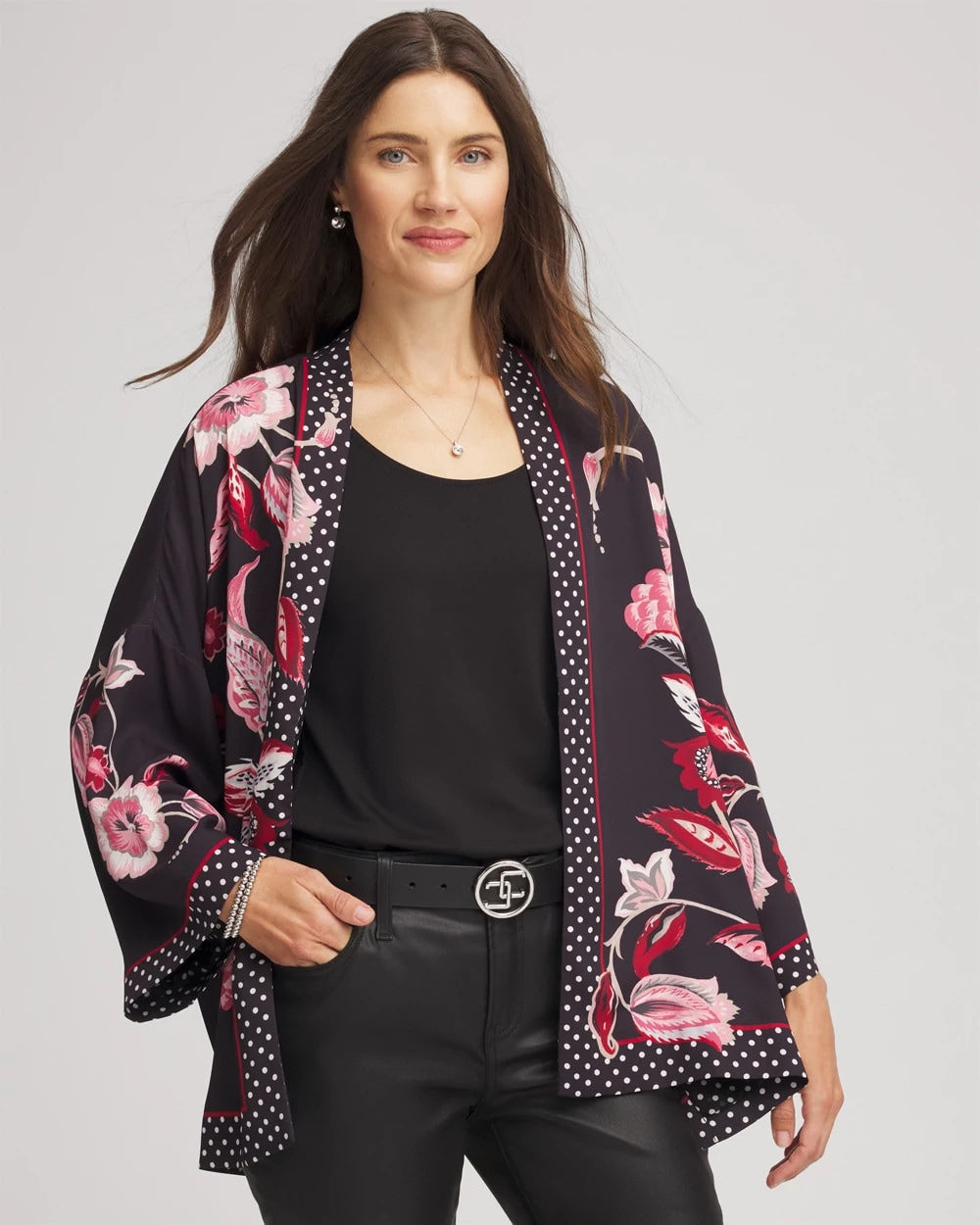 Chico's Deals | Short Floral Kimono