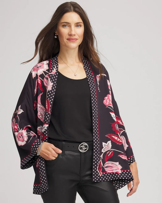 Chico's Deals | Short Floral Kimono