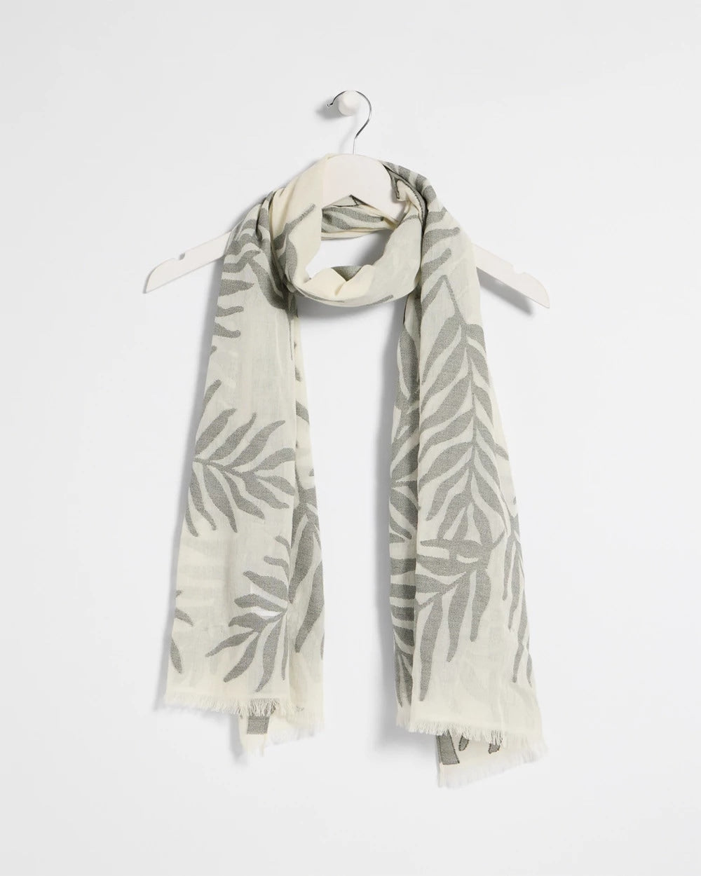 Chico's Trending | Palm Embroidered Oblong Scarf