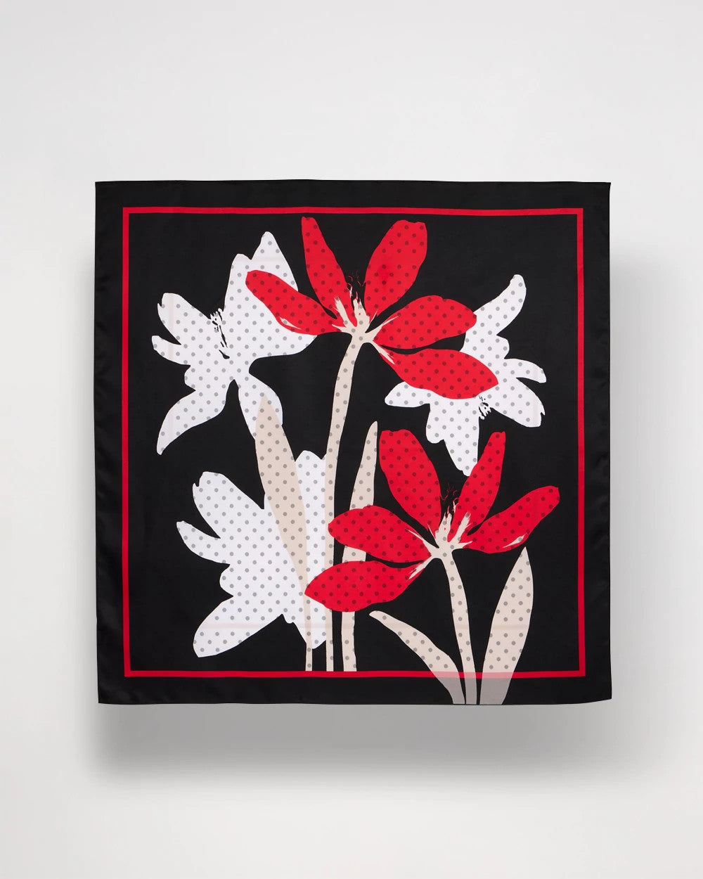 Chico's Customer Favorite | Polka Dot Floral Square Scarf