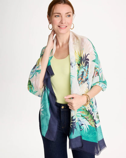 Chico's Essential | Printed Oblong Scarf