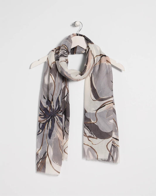 Chico's Latest | Foiled Floral Oblong Scarf