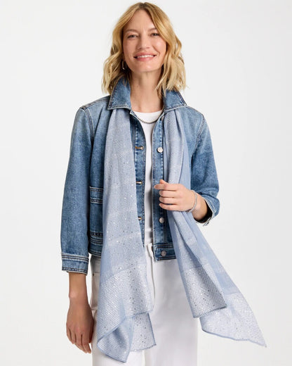 Chico's Top Pick | Lurex Trim Oblong Scarf