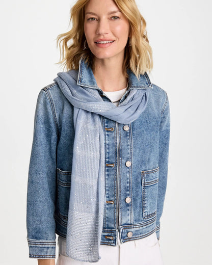 Chico's Top Pick | Lurex Trim Oblong Scarf