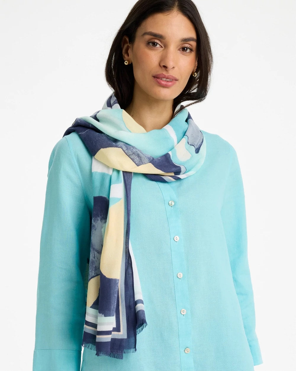 Chico's Smart Buy | Artisanal Patch Oblong Scarf