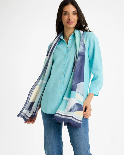 Chico's Smart Buy | Artisanal Patch Oblong Scarf
