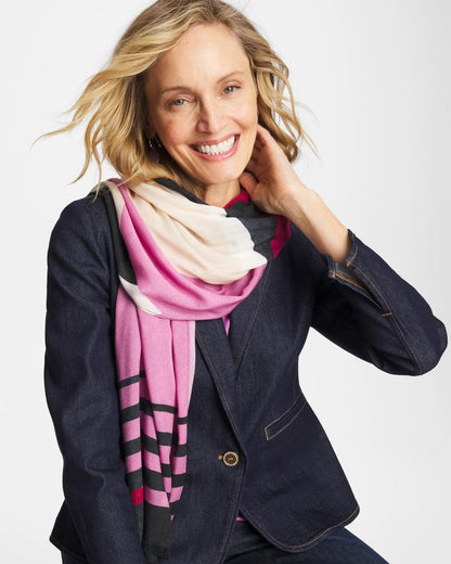 Chico's Trusted | Berry Compote Oblong Scarf