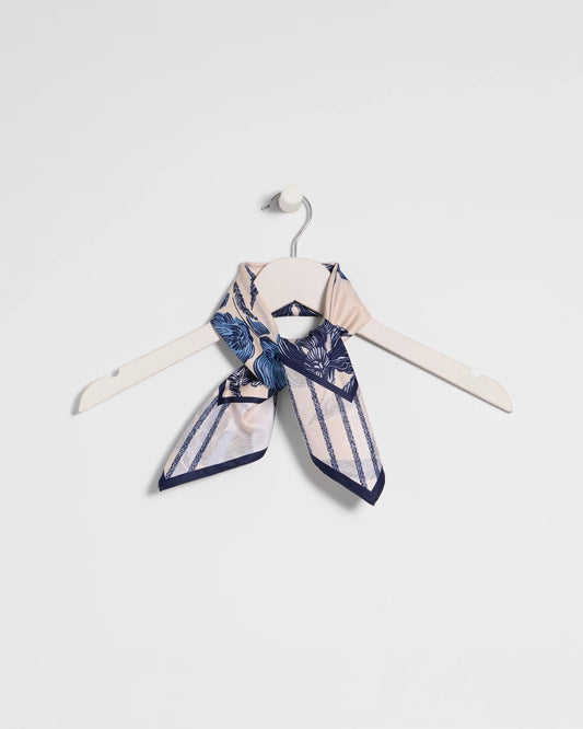 Chico's Trending | Striped Floral Square Scarf