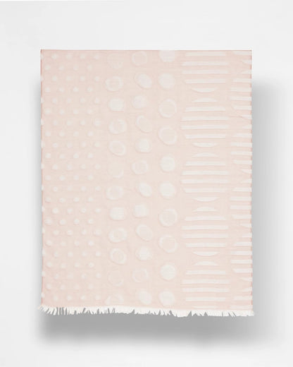 Chico's Great Value | Neutral Polka Dot Oblong Scarf
