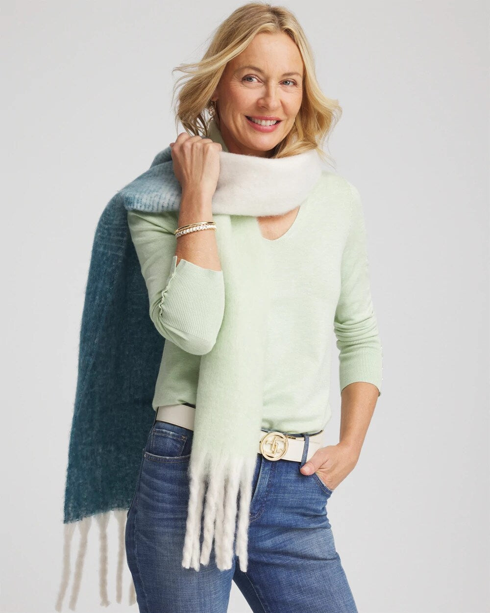 Chico's Best Price | Cozy Ombre Oblong Scarf