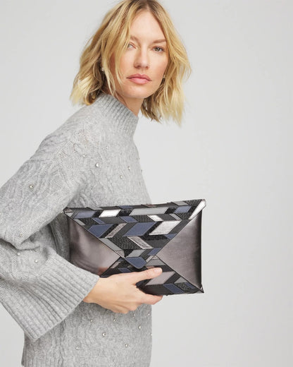 Chico's Essential | Embellished Envelope Clutch