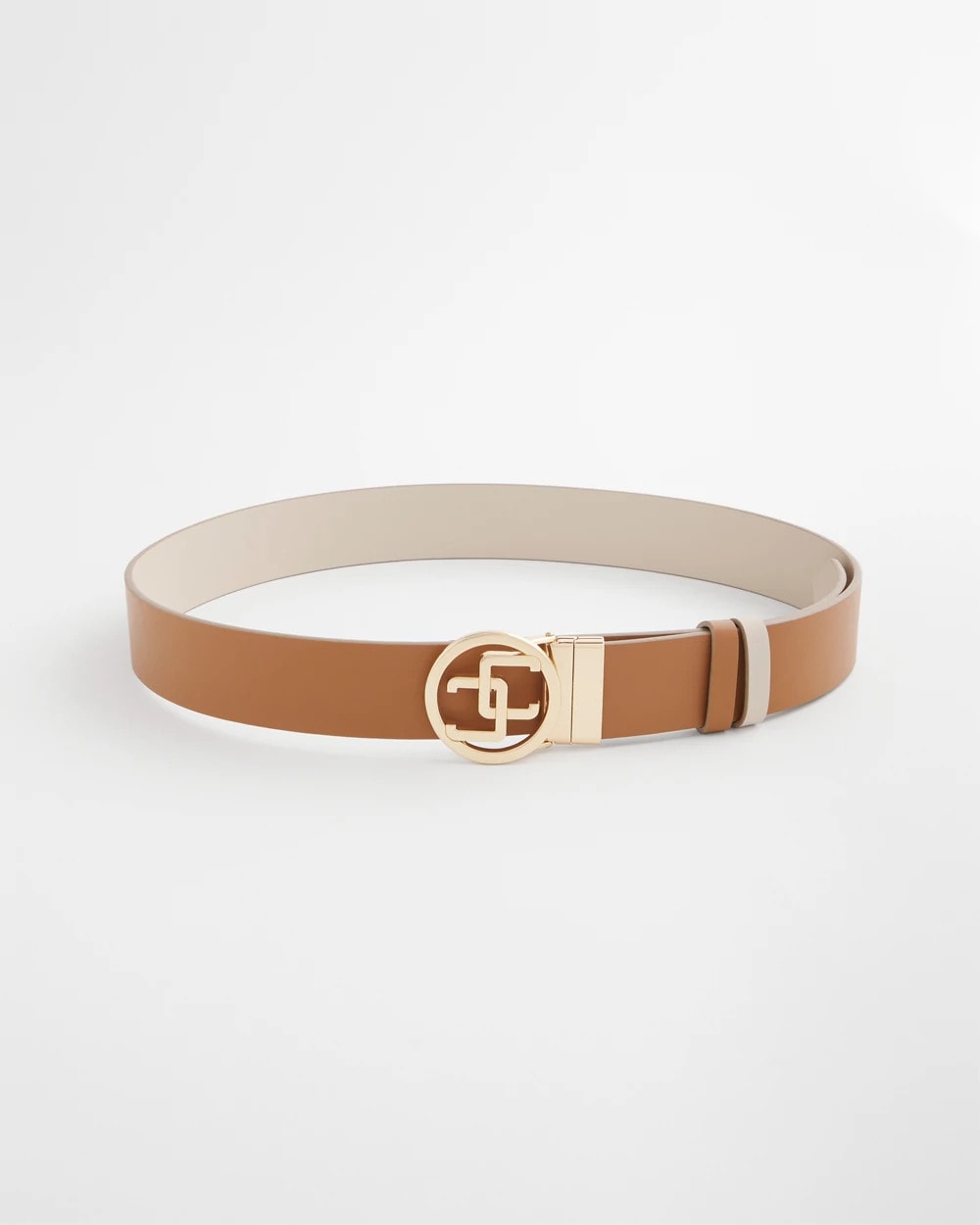 Chico's Signature | CC Reversible Double Keeper Belt