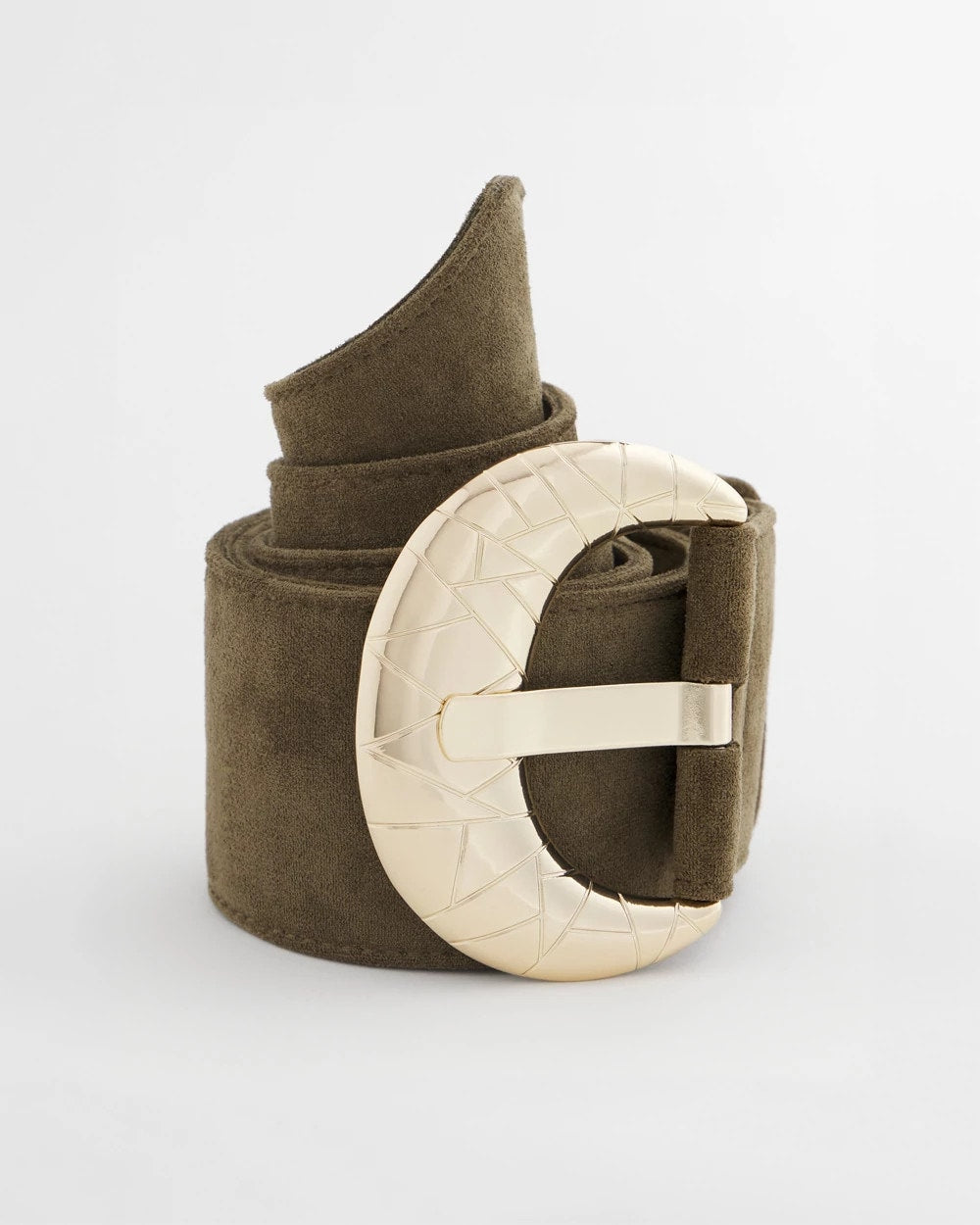 Chico's Special Offer | Green Faux Suede Sash Belt