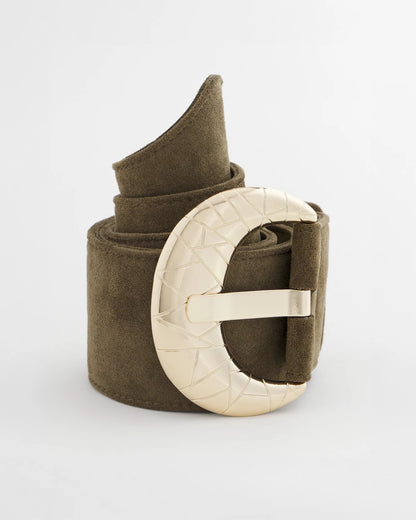 Chico's Special Offer | Green Faux Suede Sash Belt