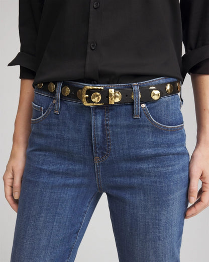 Chico's Quality | Studded Faux Leather Trouser Belt