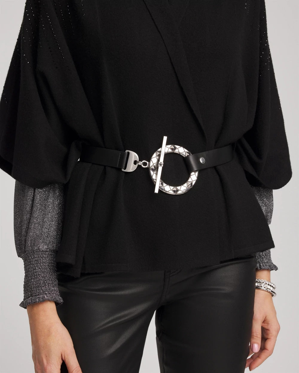 Chico's Best Seller | Silver Toggle Trouser Belt
