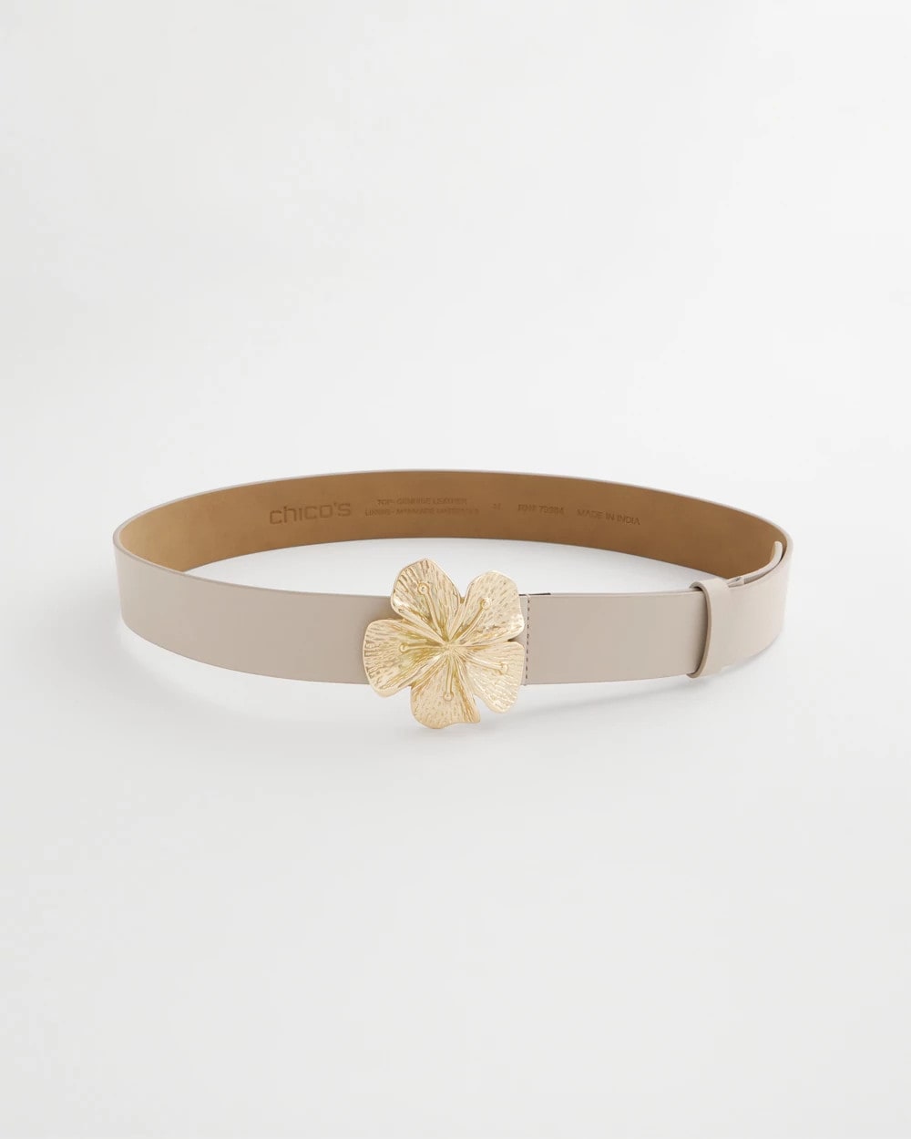 Chico's Popular | Floral Buckle Trouser Belt