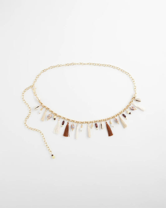Chico's Classic | Novelty Beaded Chain Belt